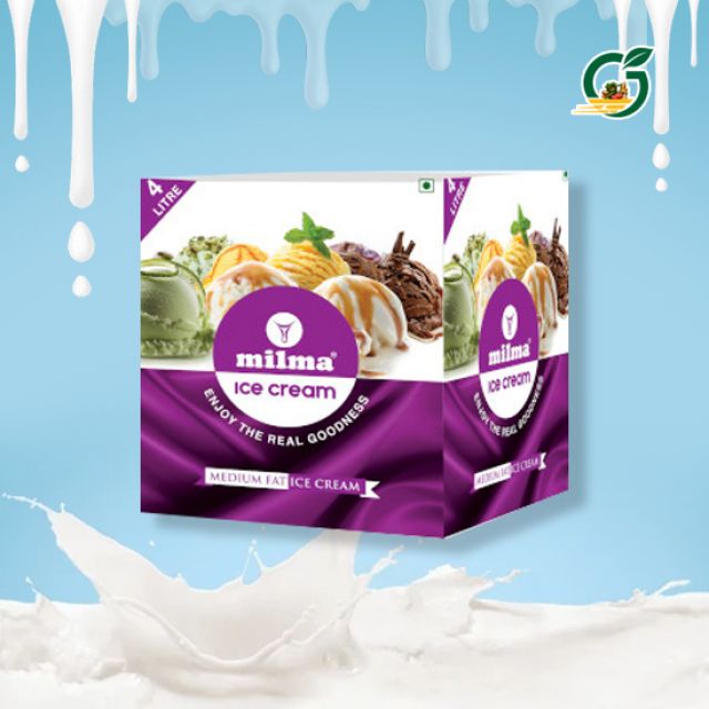 Milma Common Ice Cream 4 Ltr
