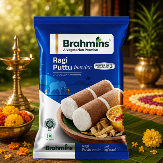 Brahmins Ragi Puttu Powder 500gm