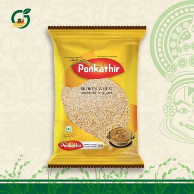 Ponakthir Broken Wheat 500gm