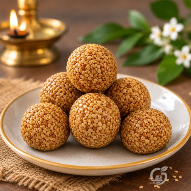 Sesame Seed Balls/ Ellunda