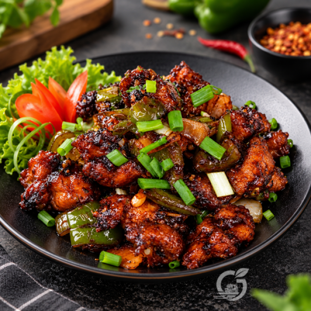 Chilly Chicken Dry (Full Plate)