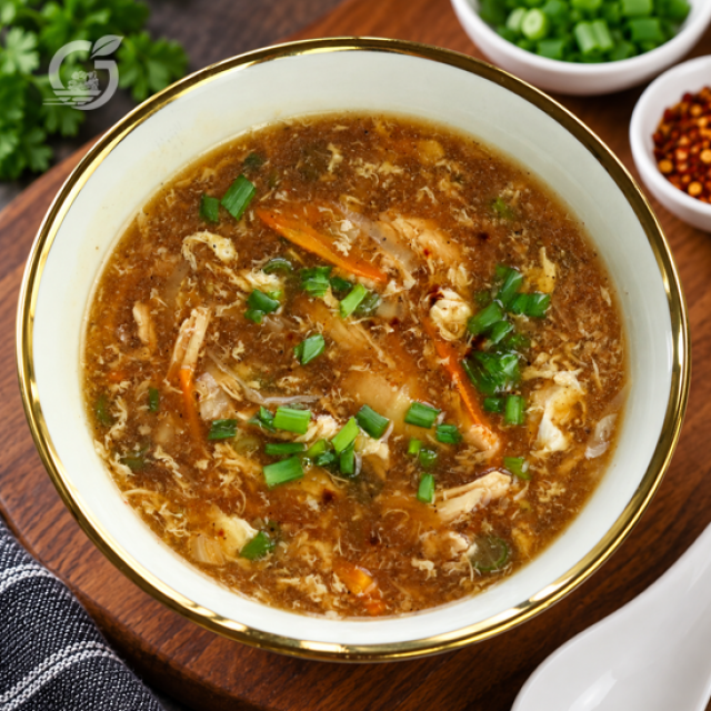 Chicken Hot and Sour Soup (Big Bowl)