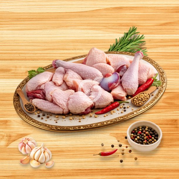 Country Chicken Curry Cut ( Skin)