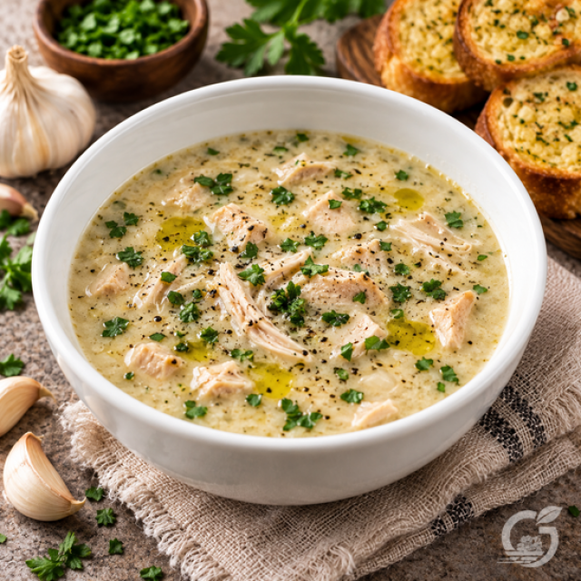Garlic Chicken Soup (Big Bowl)