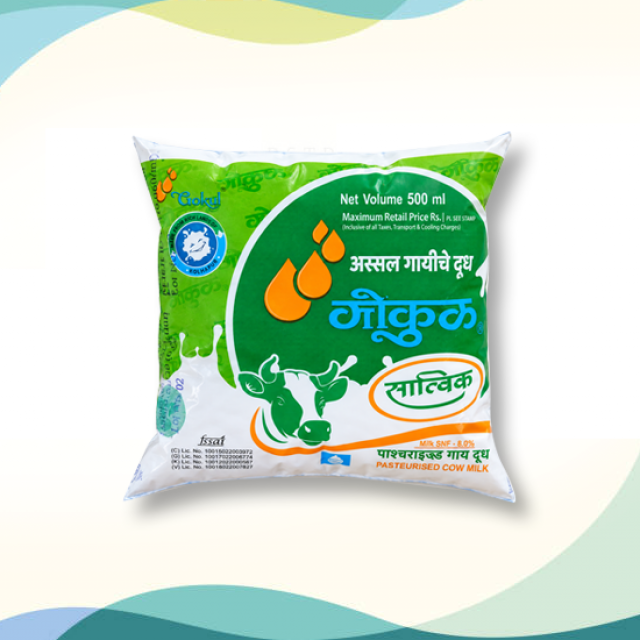 Gokul Cow Milk 500gm