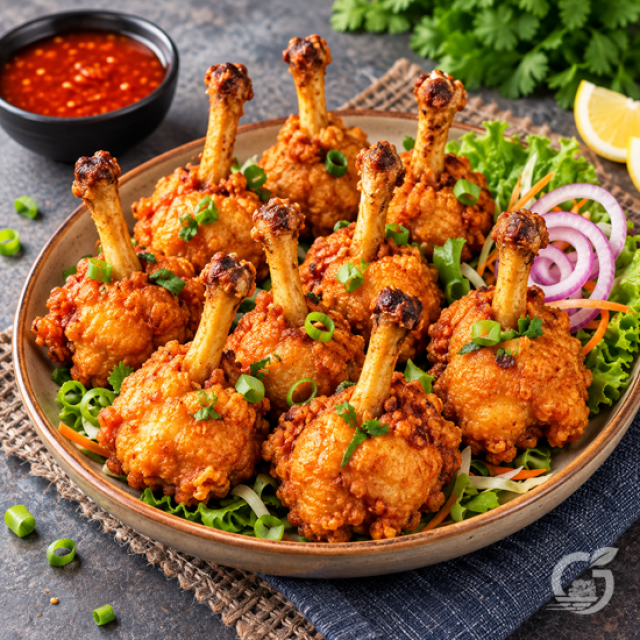 Golden Chicken Lollipops (10 Pcs)