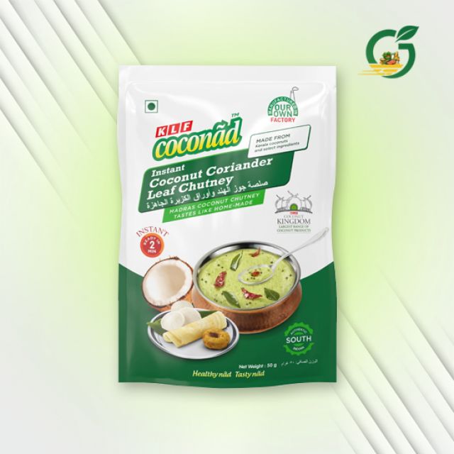 KLF Coconad Instant Coconut Coriander Chutney 50gm