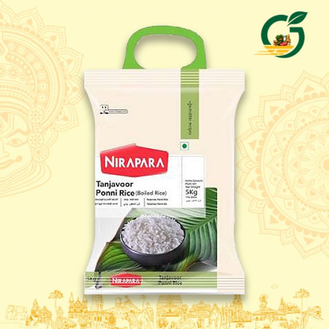 Nirapara Tanjavoor Ponni Rani Rice 5Kg