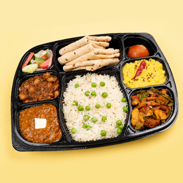 North Indian Thali Meal