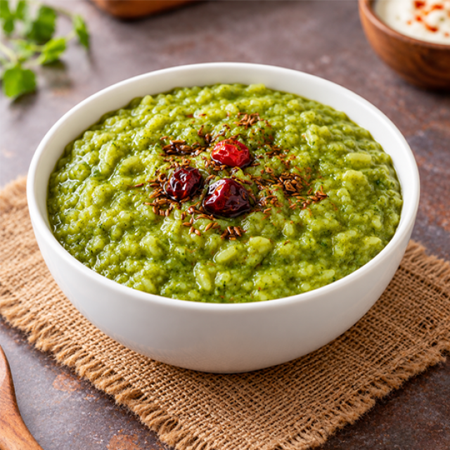Palak Dal Khichdi 2 Person