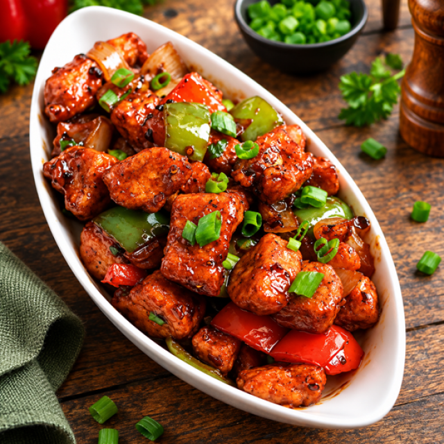 Paneer Chilly Dry (Full Plate)
