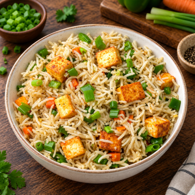 Paneer Fried Rice (Full Plate)