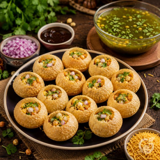 Pani Puri (Per Plate)