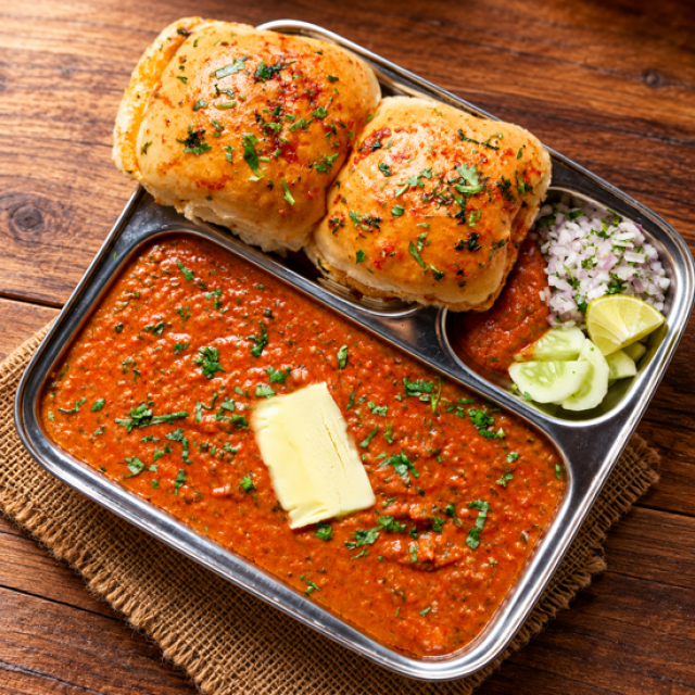 Pav Bhaji 2 pcs