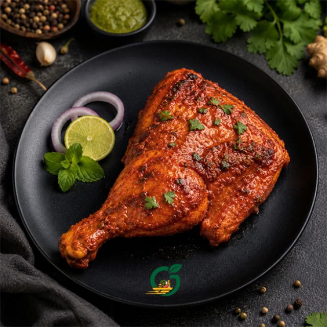 Fresh Raw Tandoori Chicken Quarter
