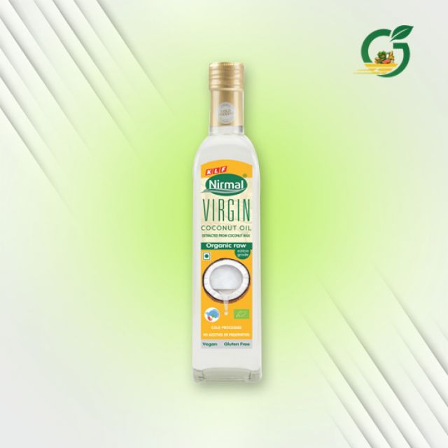 KLF Nirmal Organic Raw Virgin Coconut Oil 500 ml