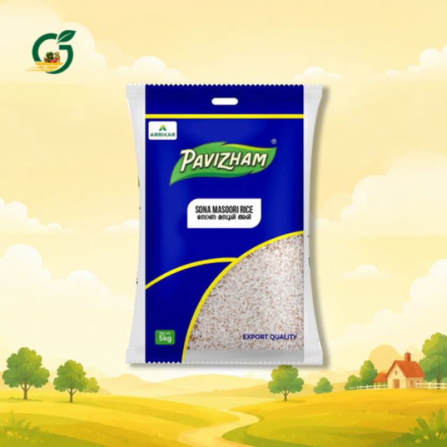Pavizham Sona Masoori Rice 5 Kg