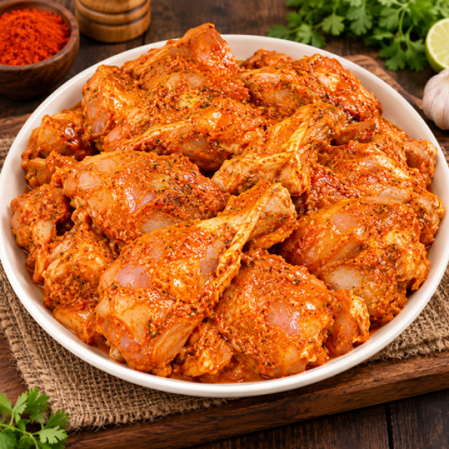 Tandoori Chicken With Bone 300gm