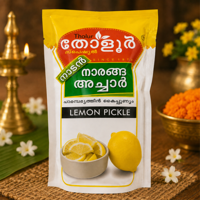 Tholur Nadan Lemon Pickle 200gm