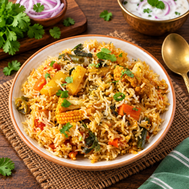 Vegetable Biryani 1Kg