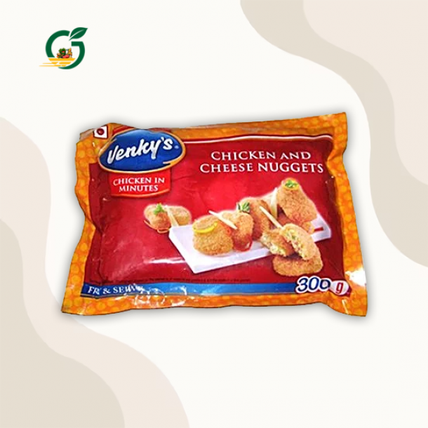 Venkys Chicken & Cheese Nuggets 300gm