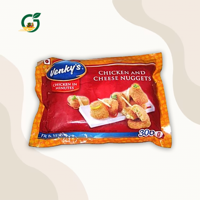 Venkys Chicken & Cheese Nuggets 300gm