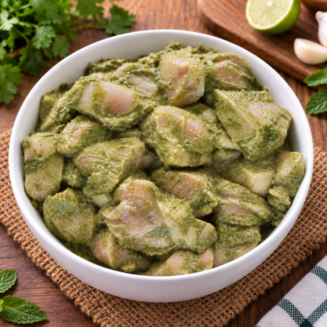 Hariyali Boneless Chicken 300gm