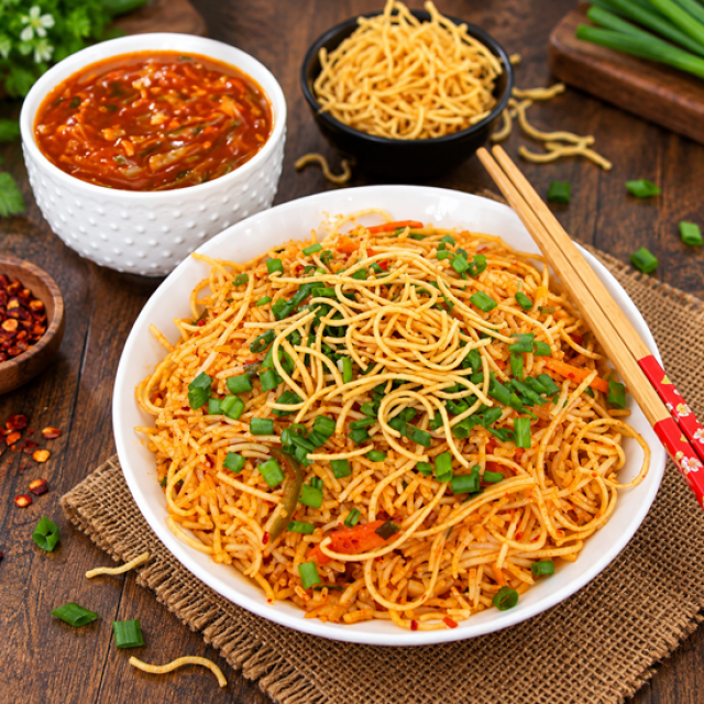 Veg Triple Fried Rice (Full Plate)